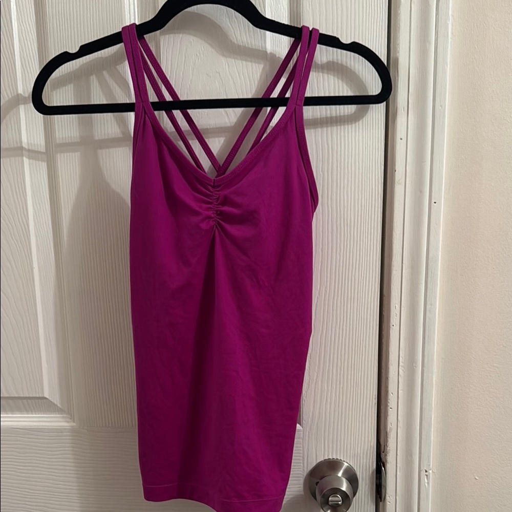 Women's Pink Strappy Top